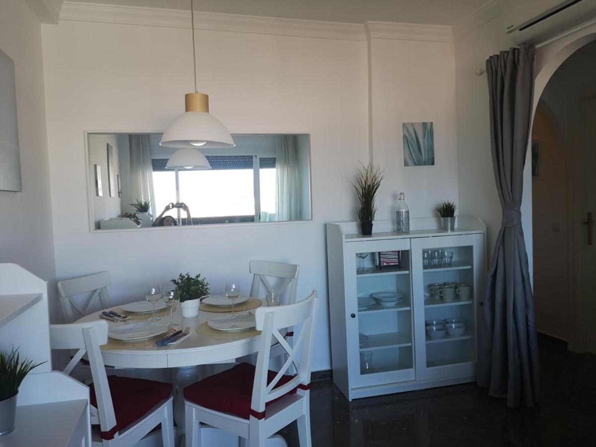 Apartamento 1ª Linea Playa Garaje Piscinas Terraza توريمولينوس المظهر الخارجي الصورة